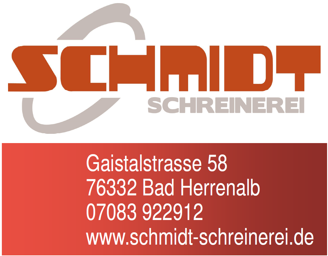 Sponsoren Logo Schmidt Schreinerei